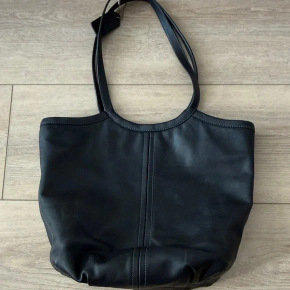 Coach Bea Tote Black Leather Top Zip Shoulder Handbag - Picture 6 of 10